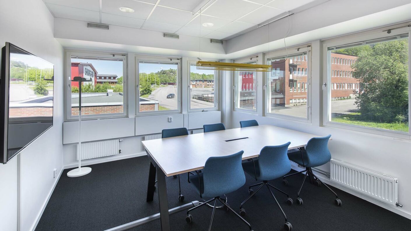 Konferensrum med härligt ljusinsläpp