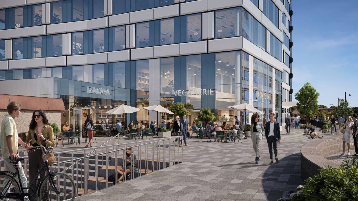 Visionsbild över uteplats av Mimo 1